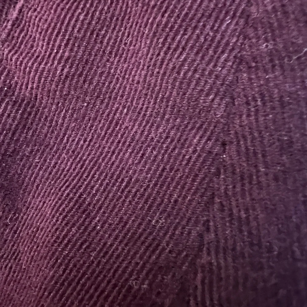 J Jill Corduroy Shirt Tunic Size LARGE TALL  Button Front  Wine Burgundy - Picture 14 of 15